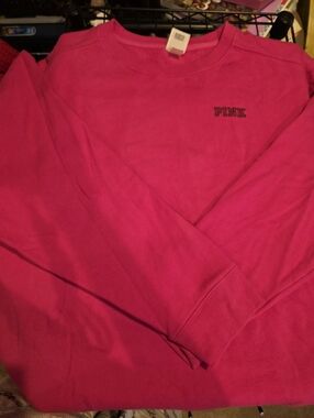 PINK Victoria's Secret Crewneck Sweatshirt in Hot Pink